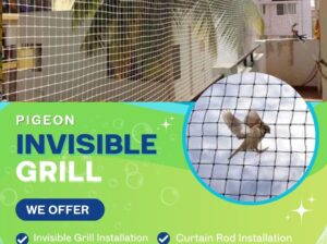 Durable Pigeon Invisible Grill Installation Servic